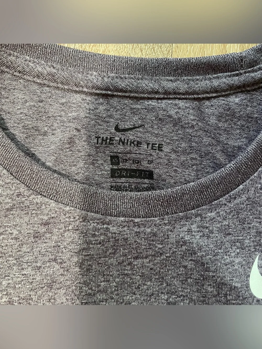 Women’s Nike muscle tank, purple heather color